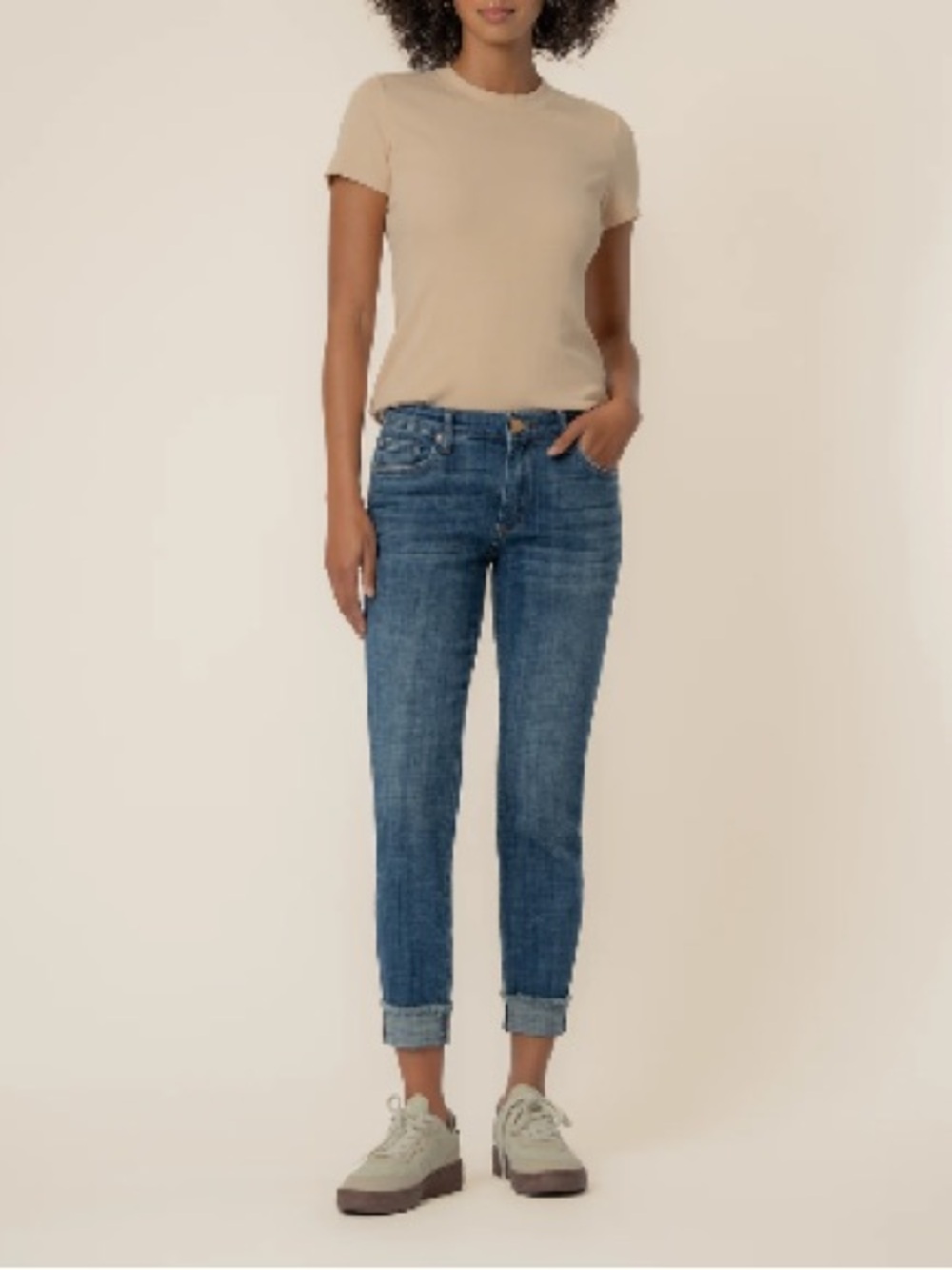 Kut from the Kloth Amy Straight Cropped Jeans